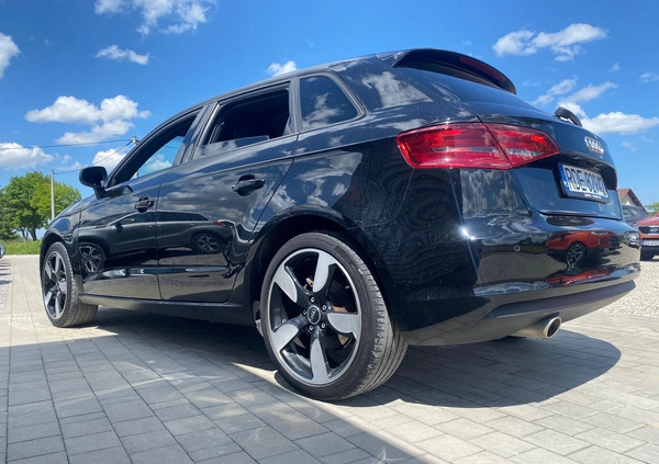 Audi A3 cena 47900 przebieg: 199000, rok produkcji 2015 z Borne Sulinowo małe 154